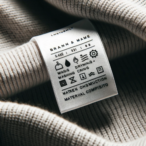 의류 라벨 사용법 (The Use of Clothing Labels) logo