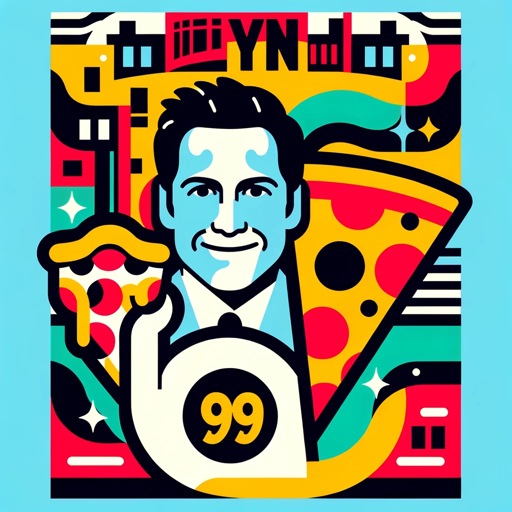 English with Brooklyn Nine-Nine 8 logo