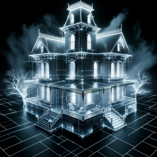 Synthetic Hauntings, a text adventure game logo