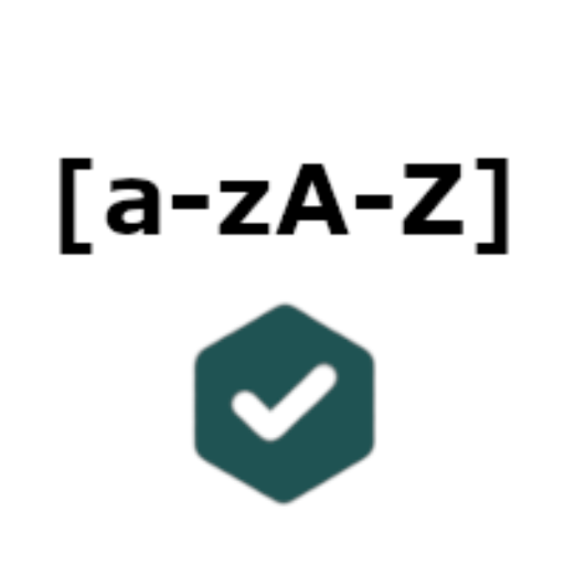 RegEx with verification logo