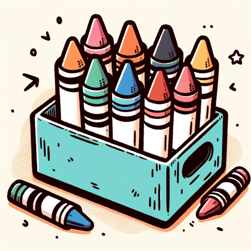 BD à colorier pour enfants avec bulles vides logo