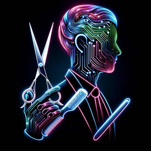 AI 헤어디자이너/머리스타일/Artificial intelligence (AI) logo