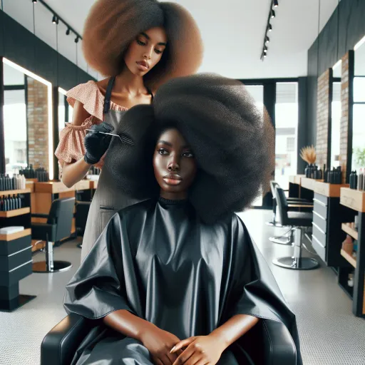 Black Hair Stylist logo