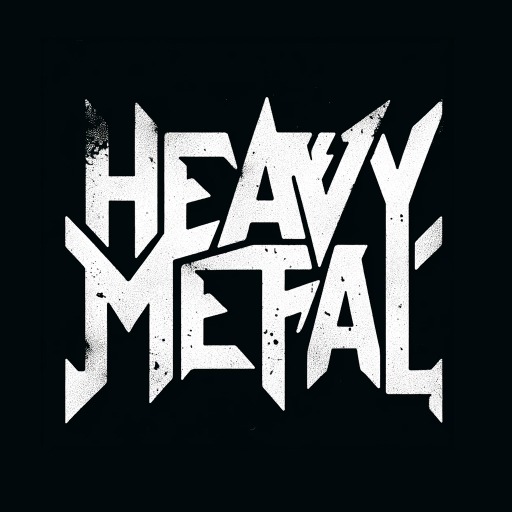 Heavy Metal Typography logo