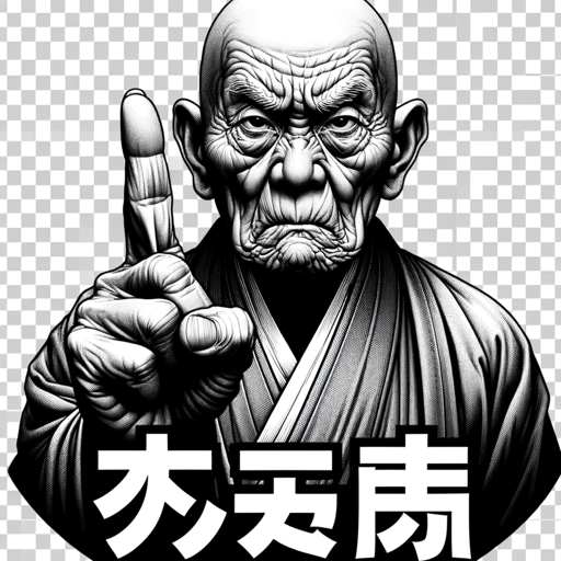 単純に煽るじじい logo