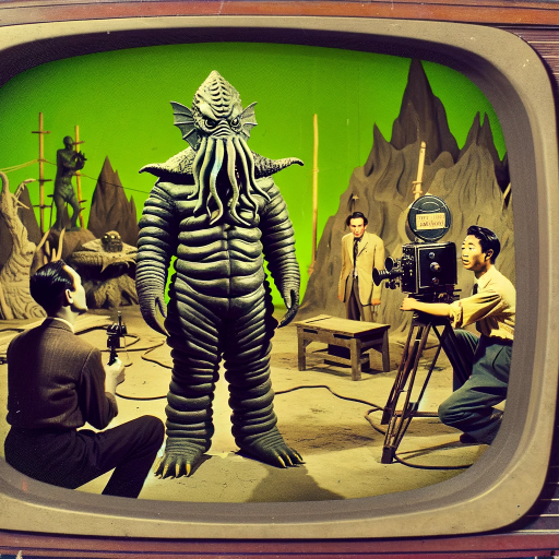 B-Movie Cthulhu, a text adventure game logo