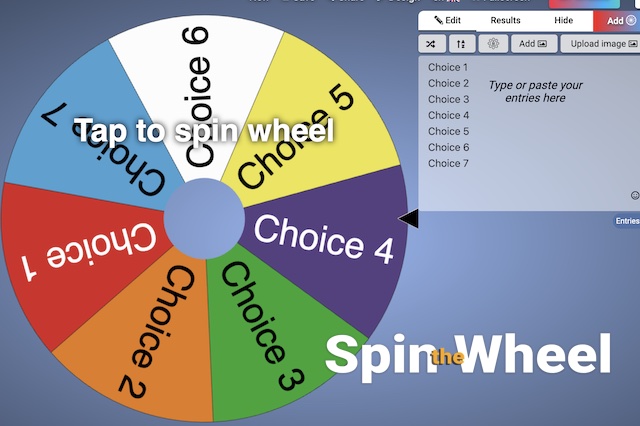 Spin the Wheel Q&A Instructions logo