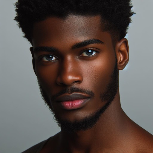 Black Male Headshot Generator AI logo