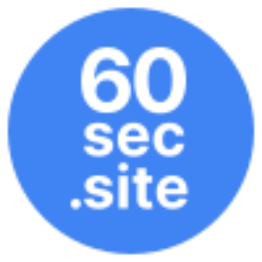 AI Website Builder - Powered by 60sec.site logo