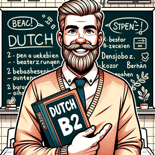 B2 Dutch tutor bot logo