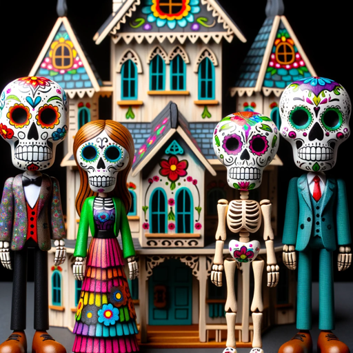 Hauntings de los Muertos, a text adventure game logo