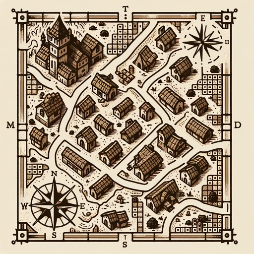 Sketch my RPG village logo
