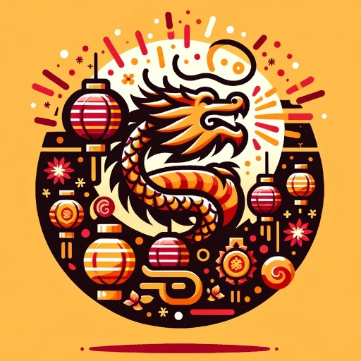 春节祝福语 logo