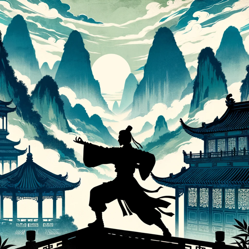 金庸武俠小說創作宗師 (Wuxia Story) logo