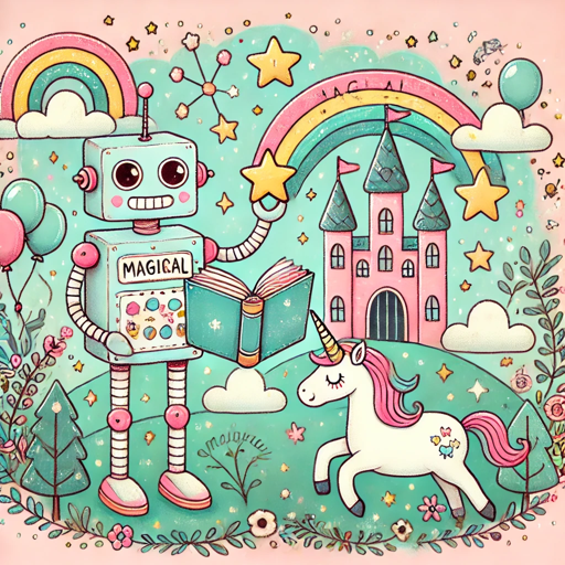 Children's book author helper bot( 동화책 작가 도우미봇) logo