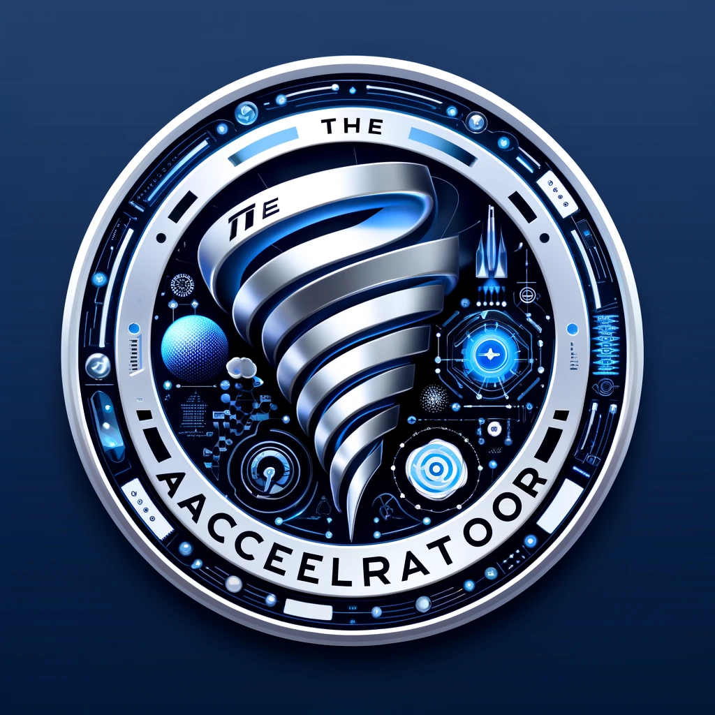 The AcceleratorπͺοΈ logo