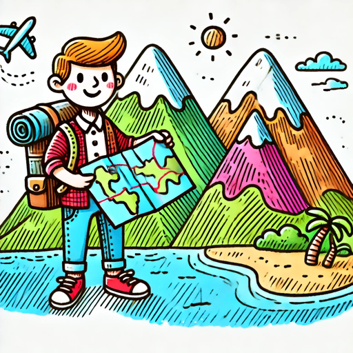 A great travel chatbot(멋진 여행챗봇) logo